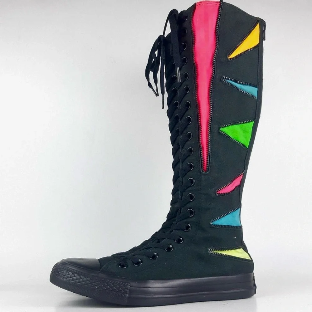 Converse Chuck Taylor All Star XXHi Neon Multicolor Colorful High Top Sneakers 6